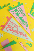 Load image into Gallery viewer, "I Cry A Lot but I Am So Productive" Pennant Flag Cut File (Studio3 and SVG)