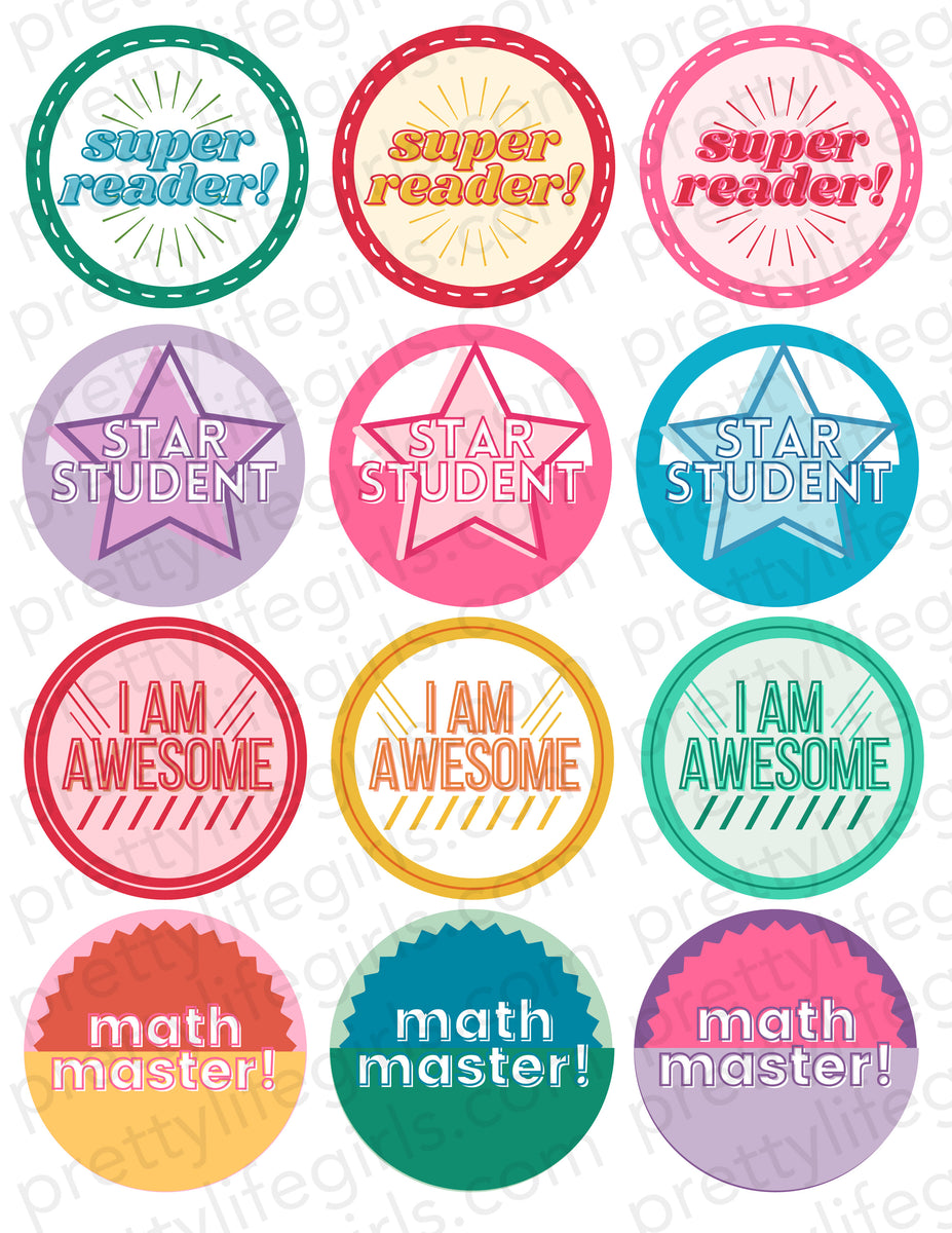 Back to School Products With Badges Plus