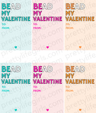 Load image into Gallery viewer, Bracelet Printable Valentine (v1)