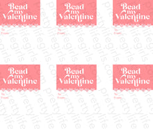 Load image into Gallery viewer, Bracelet Printable Valentine (v2)