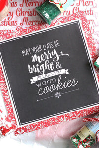 Christmas Cookie Box Printable Set