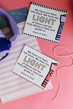 Load image into Gallery viewer, Baptism Flashlight Printable Gift Tag