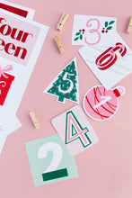 Load image into Gallery viewer, Shoe Organizer Advent Printable Numbers