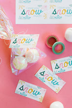 Load image into Gallery viewer, I love you SNOW much printable gift tags