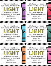 Load image into Gallery viewer, Baptism Flashlight Printable Gift Tag
