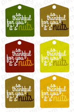 Load image into Gallery viewer, Thankful for You Printable Tag
