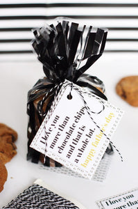 Father's Day Cookies Printable Gift Tag