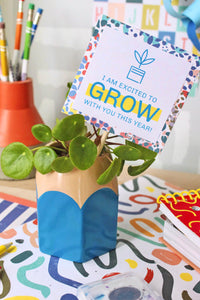 Excited to Grow Printable Tag