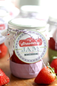 Strawberry Jam Printable Tag