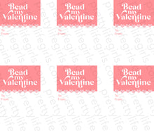 Load image into Gallery viewer, Bracelet Printable Valentine (v2)
