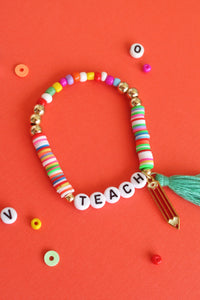 Handmade Teacher Bracelet