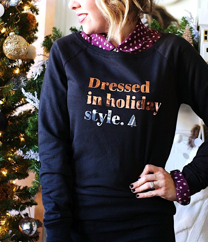 Dressed in Holiday Style Cut File