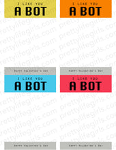 Load image into Gallery viewer, Robot Printable Valentine
