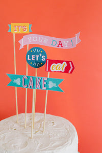 Printable Celebration Cake Topper
