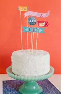 Printable Celebration Cake Topper
