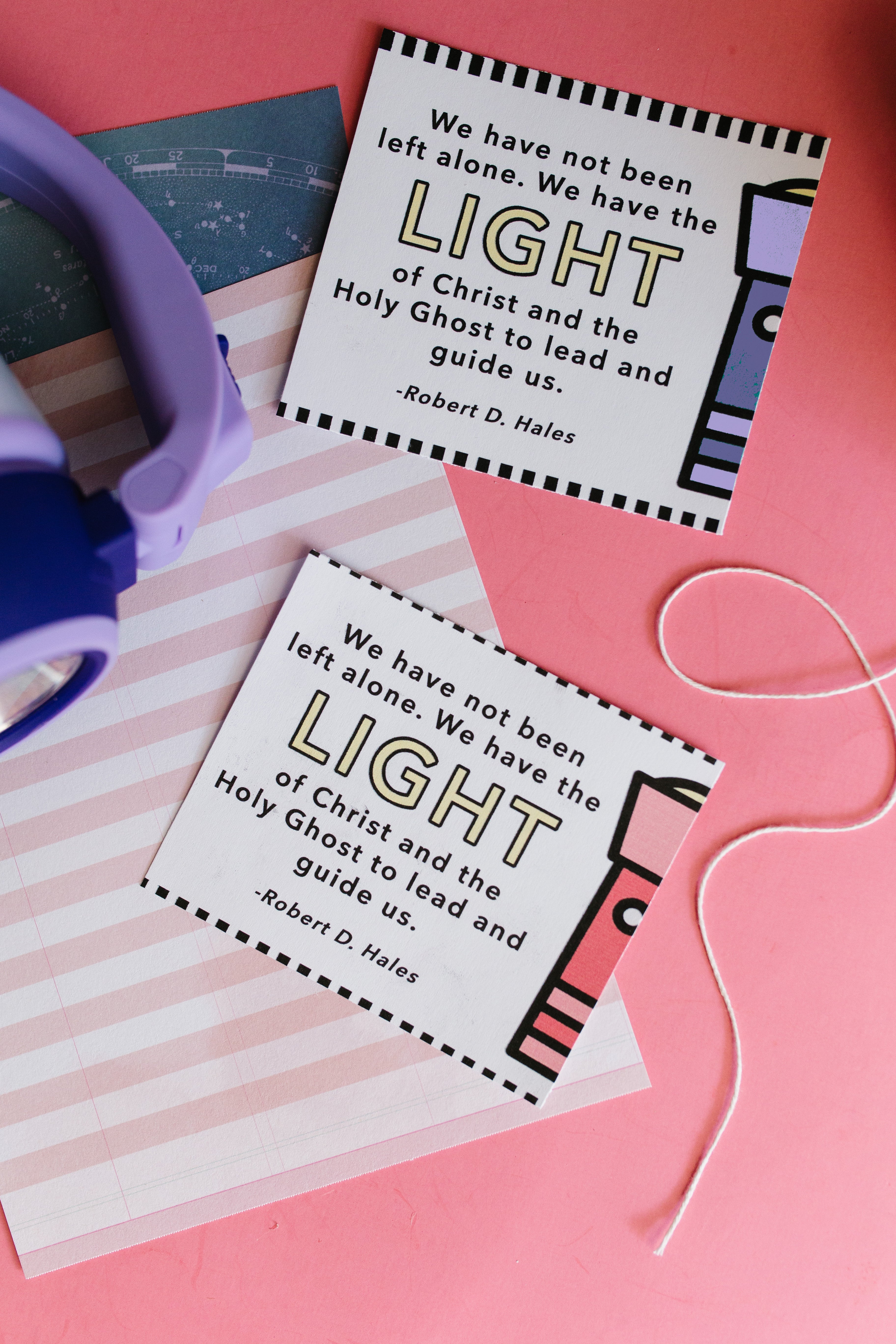 Baptism Flashlight Printable Gift Tag – The Pretty Life Girls Shop