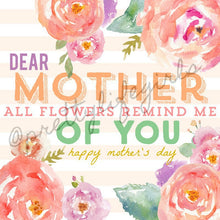 Load image into Gallery viewer, Dear Mother Printable Gift Tag
